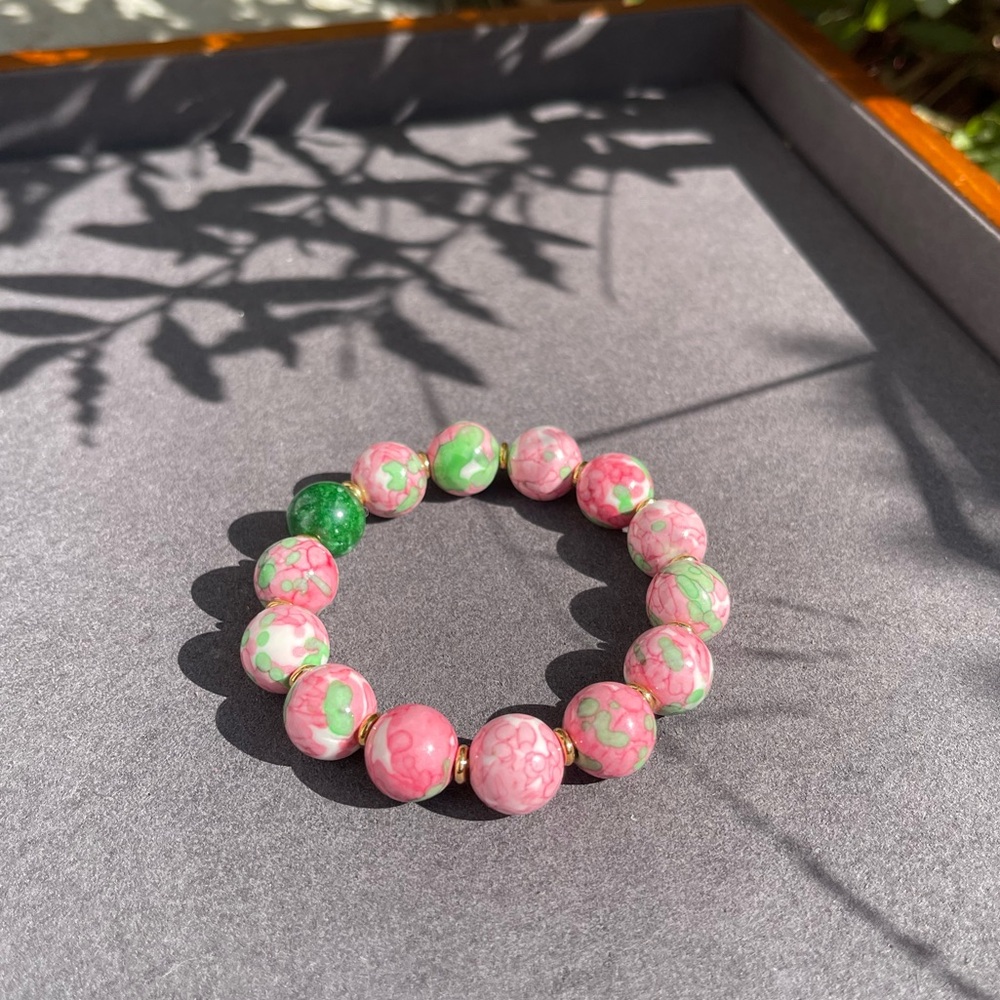 Enamel Beads Bracelet Handmade by Local Artists